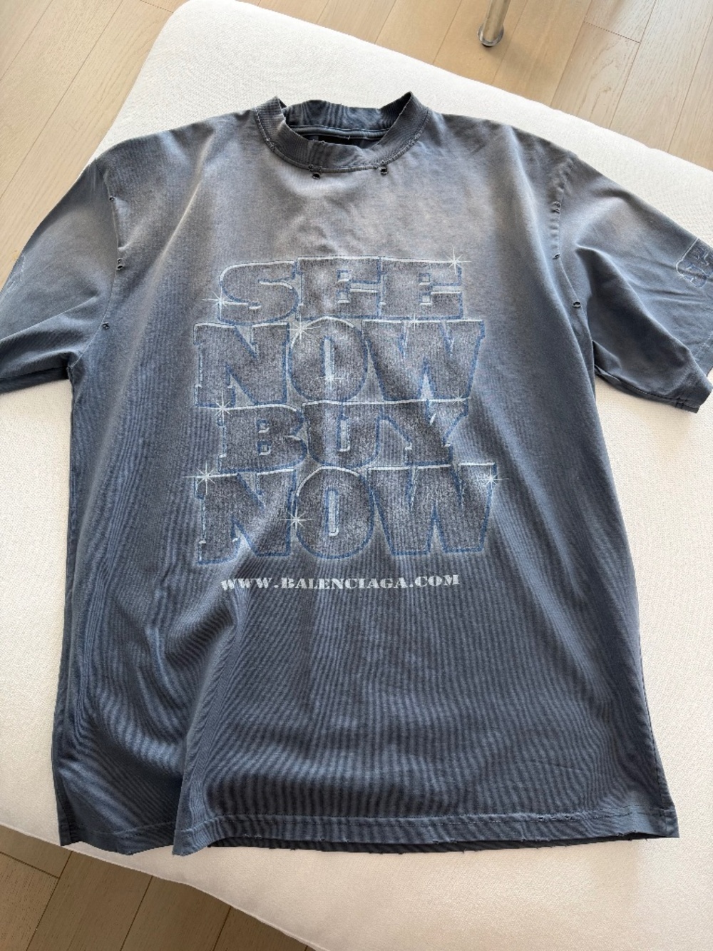 Balenciaga “ see now by now” t shirt